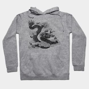 Vintage Asian Dragon Hoodie